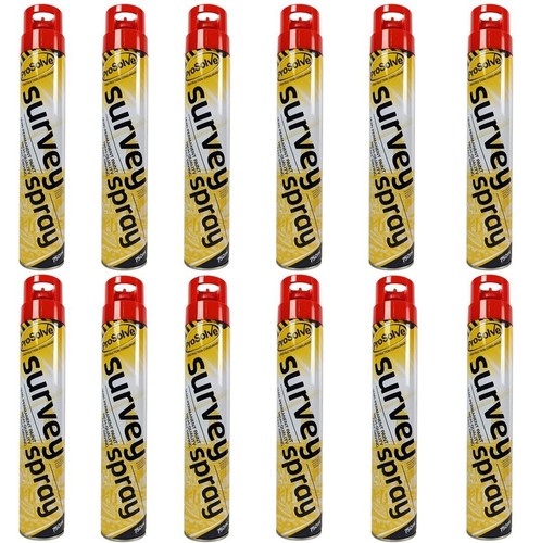 Red survey line marking - 12,