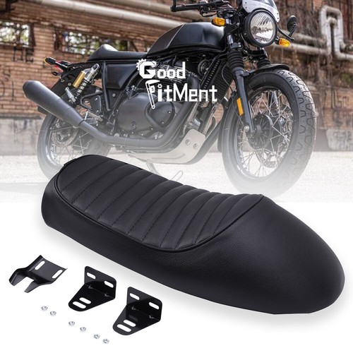 Vintage black motorcycle - black, cafe
