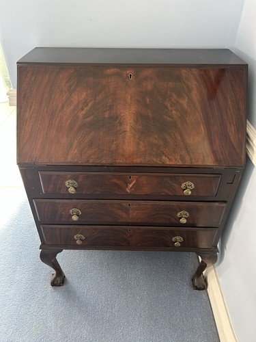 Antique bureau writing - antique,