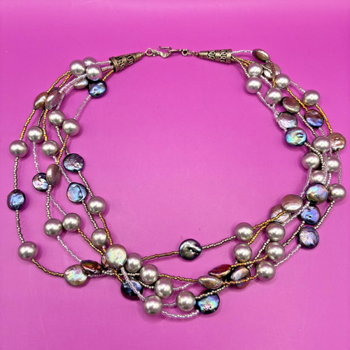 Vtg silver tone mother - vtg,