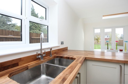 Walnut solid wood kitchen - solid,