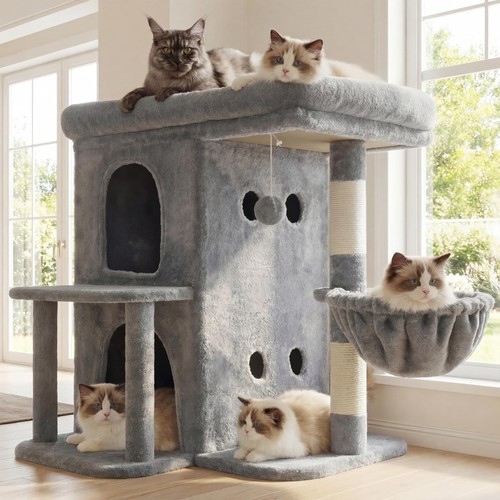 Heybly cat tree 65cm - 65cm, tower