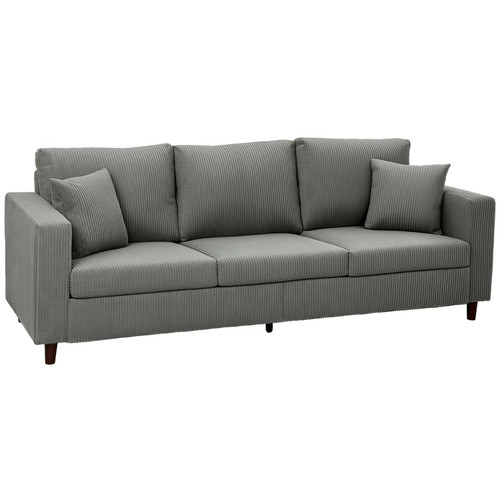 Homcom seater sofa with wide - 3,