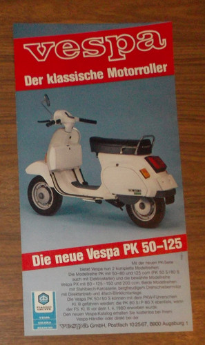 Rare advertising piaggio vespa - piaggio,