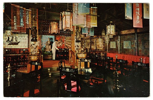 1963 postcard kon tiki - postcard, kon-tiki
