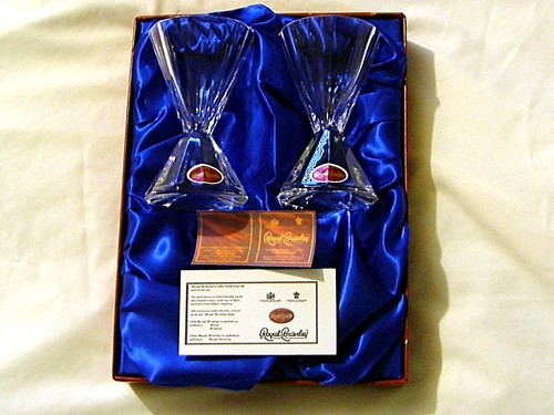 Two royal brierley crystal - two,