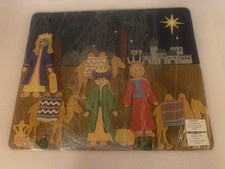 Fuzzy Felt Christmas 3 Wise Men/ Kings & Camels  & Felt Board