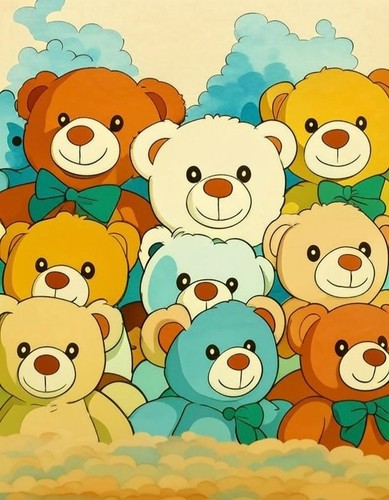 Various teddies - various,