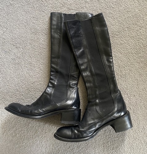 Hobbs black leather tight - leather,