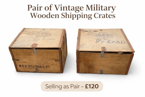 Pair vintage military style - vintage, military-style
