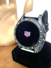Tag Heuer Connected Mens Watch SBR8A81 Golf Edition Smartwatch White Rubber 45mm