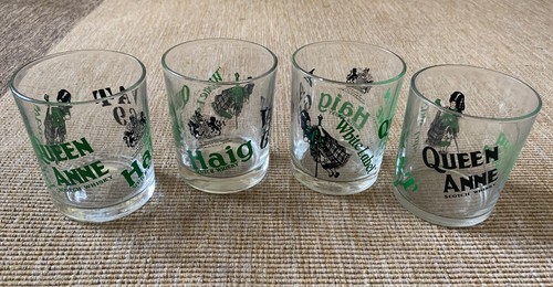 Whisky advertising glasses - 4,