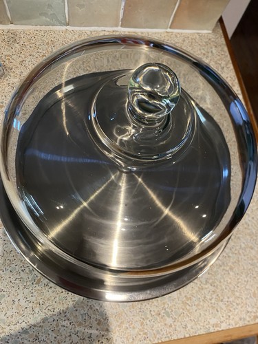 Large glass cake - glass, with