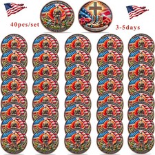 40Pcs Military Challenge Coins