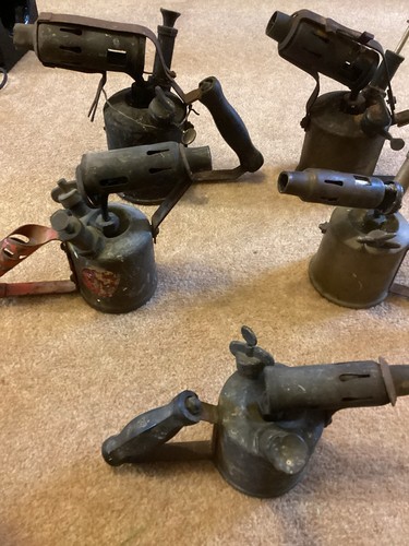 Vintage brass paraffin - 5,