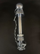 Trailer Towing Hitch Pin 50mm Ball, Tow Pin, ATV Quad 1" 3/4" 7/8" Short Long