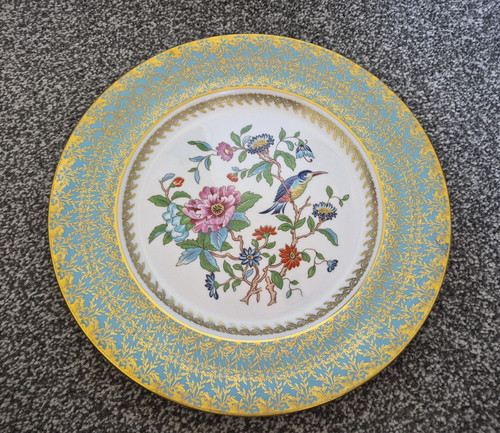 Aynsley bone china floral - floral, bird