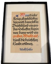 WWII German Poster 1940 - Rare