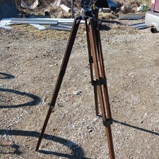 Vintage Wooden Tripod Transit