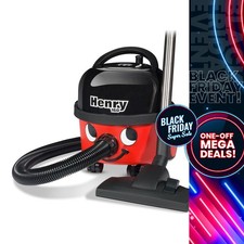 Numatic HVR160-11 Henry Bagged Cylinder Vacuum Cleaner Commercial Hoover 6L Red
