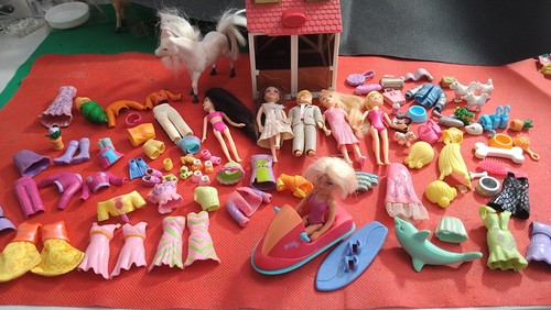 Large joblot polly pocket - large,