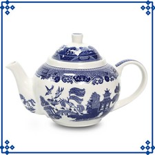 Blue Willow Teapot 1 Litre