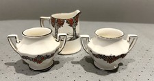 Crown Ducal Orange Tree 2 x Grecian Mustard Pots and 1 x Tankard Small Jug