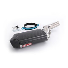 For Kawasaki Ninja ZX-6R ZX636 2004-2008 Exhaust System Link Pipe Muffler Carbon