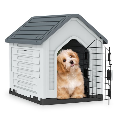 Costway plastic dog house - plastic,