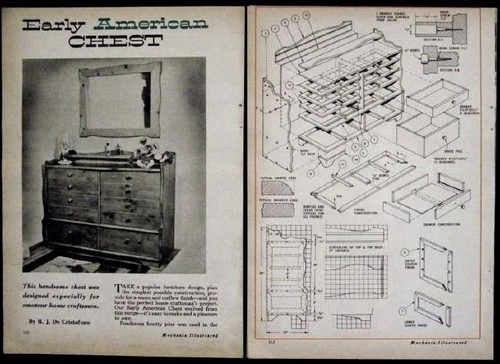 Early american chest - early,