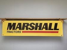 Marshall Tractors Banner Agricultural Tractor Shed Workshop Garage Wall Display