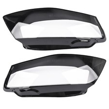 For Audi A4 B8 2009-2012 Front Left + Right Headlight Headlamp Lens Cover Clear