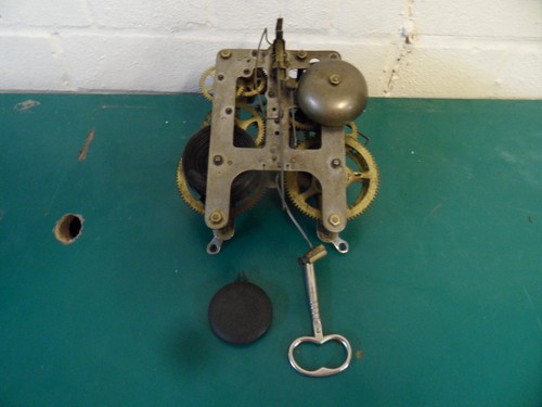 Old bracket clock - old, movement