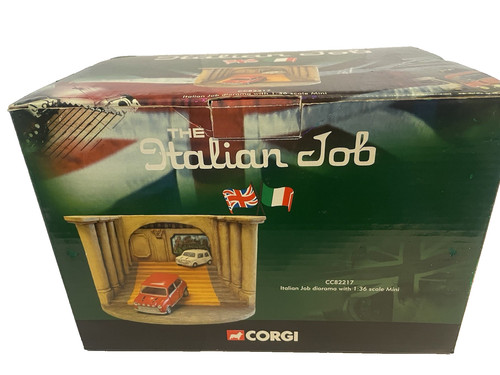 Corgi italian job diorama with - corgi,