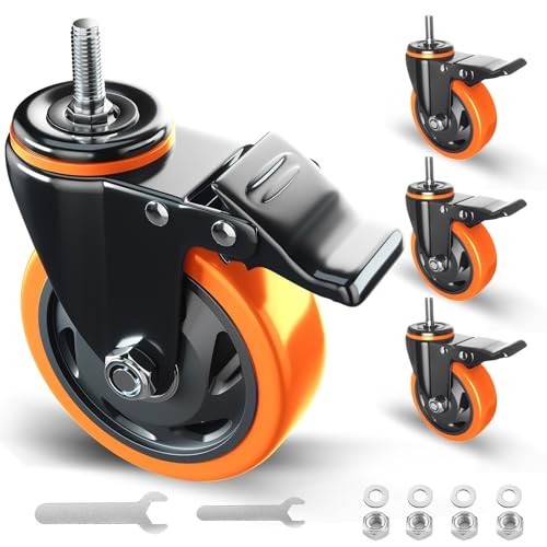 Stem caster wheels inch - stem,