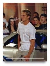 Paul Walker Signed Autograph Photo Print 8x6 Fast & Furious Brian O'Conner