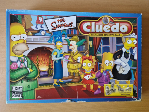 The simpsons cluedo parker - the,