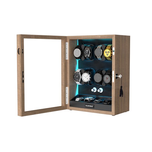 Automatic watch winder with - winder,