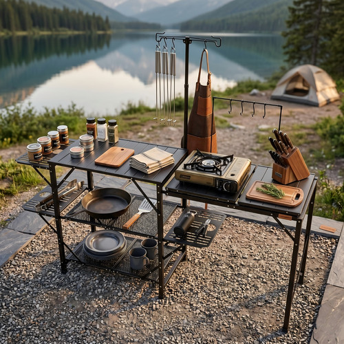 Camping kitchen table - kitchen,