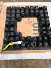 ROHO Toilet Seat Cushion Adaptor Pad - NEW Shower Seat Commode Black Rubber