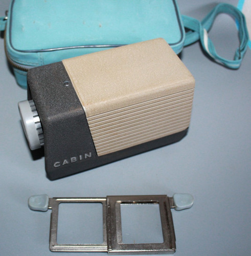 Vintage cabin 35mm slide - cabin,