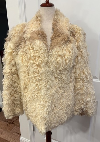Vtg mongolian curly lamb - mongolian, fur