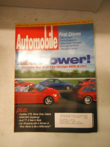 Automobile magazine august - automobile,