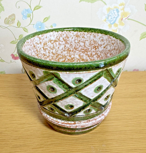 Vintage ceramic planter - vintage,