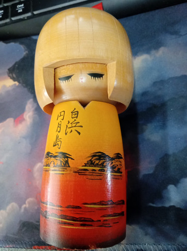 Japanese kokeshi wooden - kokeshi, doll