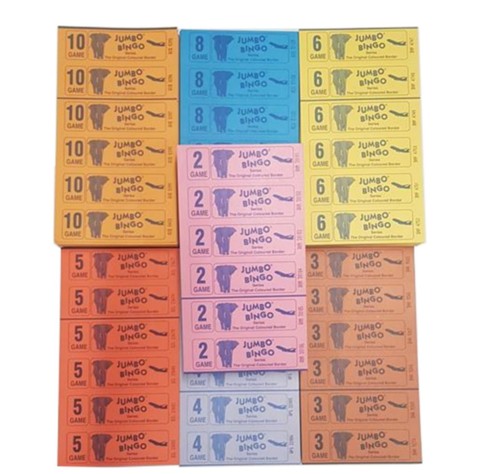Bingo books tickets - bingo, jumbo