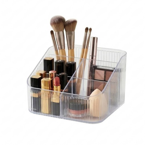 Clear plastic makeup - makeup, organiser