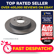 2x Brake Discs Pair Solid fits