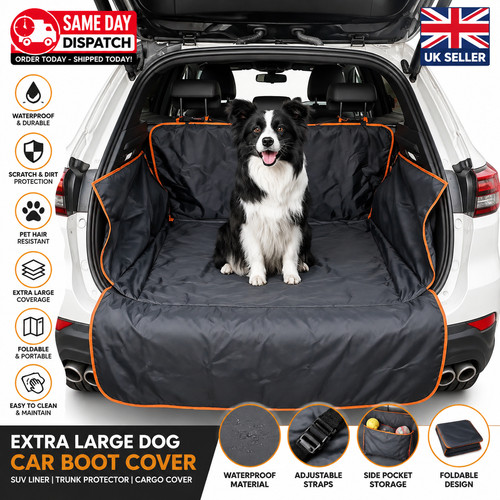 Extra large dog car boot - large,