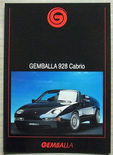 Porsche gemballa 928 cabrio - porsche,